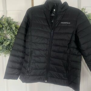 Vineyard Vines Jet Black Puffer Jacket